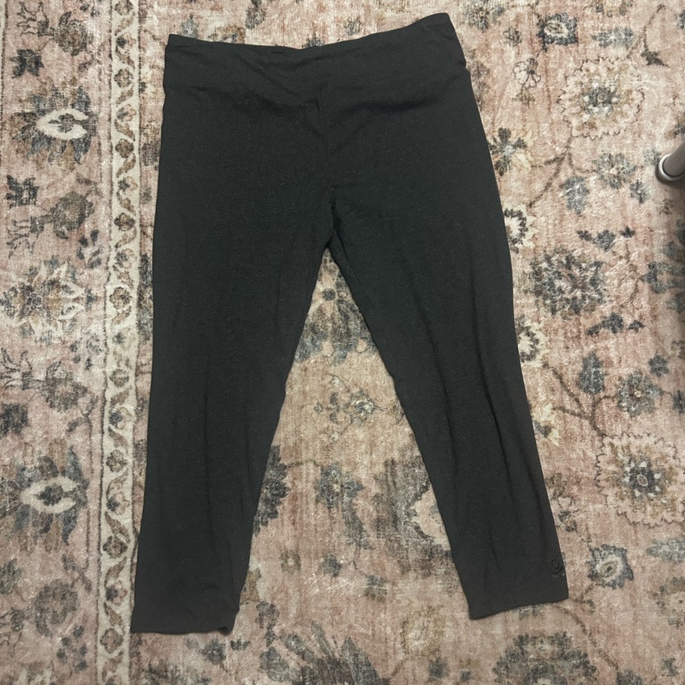 Cuddl Duds Charcoal Gray Leggings‎